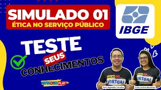 SIMULADO IBGE 01  ÉTICA NO SERVIÇO PÚBLICO [upl. by Darrick493]