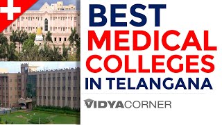 Top 16 Medical MBBS Colleges In Telangana  Rankings Fees Seats Admission NEET Score [upl. by Marolda774]