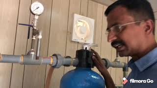 Sand filter service  Backwash  Rinse Mode explanation  RO system process overview [upl. by Oicnaneb]