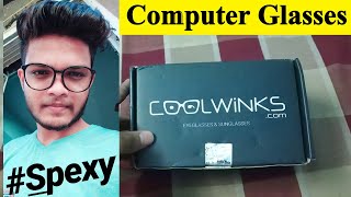 Unboxing Coolwinks Computer Glasses  Blue Cut Anti Glare Lense Free Frame [upl. by Llertrac]