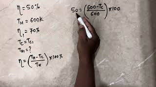 27 A carnot engine with efficiency 50 takes heat from a source at 600 K To increase the efficien [upl. by Ubald]