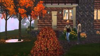 Sims 3 Seasons Leaf Pile Woohoo [upl. by Sayce]