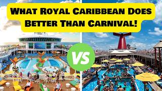 5 things Royal Caribbean does better than Carnival Cruise Line [upl. by Mccullough418]