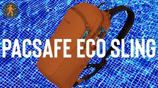 Pacsafe Eco 12L AntiTheft Sling Bag Review and Walkthrough [upl. by Gabor550]