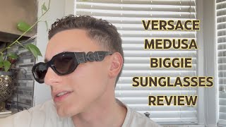 Richies Reviews Versace Mens Medusa Biggie Sunglasses Review [upl. by Oliana]