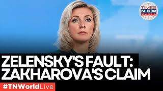 Ukraine War LIVE News  Maria Zakharovas Bold Claim Zelenskys Actions Make Ceasefire Impossible [upl. by Melvyn]