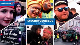 Faschingsumzug Taufkirchen Vils 11022024  wir waren dabei [upl. by Sibylla866]