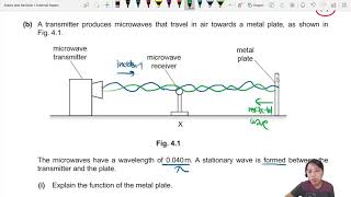 FM21 P22 Q4 Microwave Intensity Maxima amp Minima  FebMarch 2021  Cambridge A Level 9702 Physics [upl. by Clarette914]