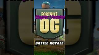 Fortnite OG is Back gaming [upl. by Atsirhc]