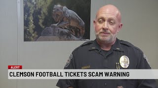 Clemson Football Ticket Scam Warning [upl. by Intihw]