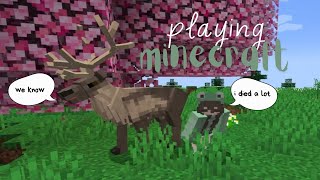 playing minecraft  single player modded world [upl. by Nnahgem]