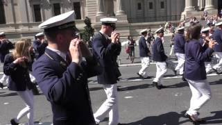 Steuben ParadeNYC2015Schutzen and Musikzug Marching BandsNYCParadelife [upl. by Harmaning810]