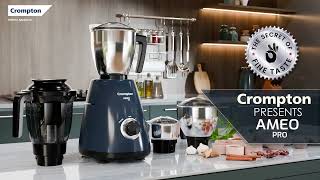 Cromptons Ameo Pro  Mixer Grinder [upl. by Yellhsa481]