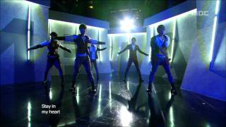 MBLAQ  Stay 엠블랙  스테이 Music Core 20110122 [upl. by Hall]