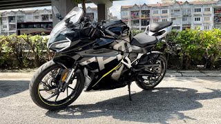 CFMoto 250 SR Black 2021  RM 9800 [upl. by Icyaj]