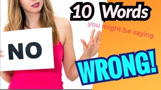 10 English Words you might be pronouncing Wrong [upl. by Tiossem]