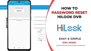 HiLook DVR Password Reset [upl. by Leuams998]