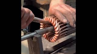 Rewinding truck stator motor with amazin skills [upl. by Barron867]