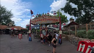 The Barnstormer Roller Coaster Onride magic kingdom 2024 [upl. by Bianchi]