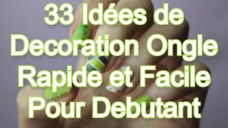 Decoration Ongle Rapide et Facile Pour Debutant  Tuto Nail Art  Deco Ongle Tendance decoongle [upl. by Anayad]