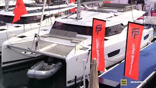 2022 Fountain Pajot Elba 45 Sail Catamaran  Walkaround Tour  2021 Cannes Yachting Festival [upl. by Eineg904]