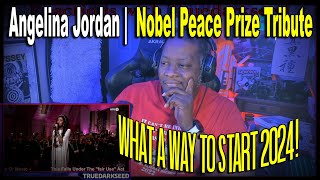 Angelina Jordan Nobel Peace Prize Tribute reaction with Truedarkseed [upl. by Eleazar]