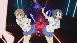 Nichijou OP 2  Beat Saber Custom Song [upl. by Ellehcear155]