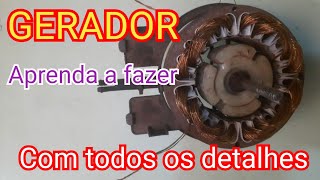 GERADOR DE ENERGIA ELÃ‰TRICA CASEIRO SUPER PASSO A PASSO VEJA TUDO SOBRE [upl. by Walburga]