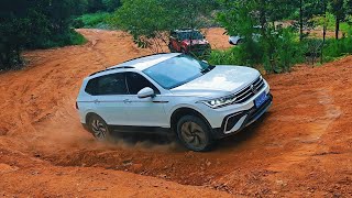 Volkswagen Tiguan Climbs Tough Terrain in Epic Challenge vs Chery SUV [upl. by Mutz]