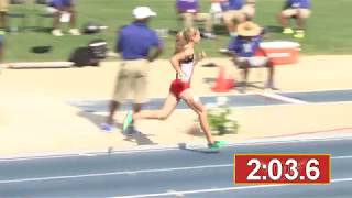 Katelyn Tuohy breaks national HS mile record [upl. by Atalya183]