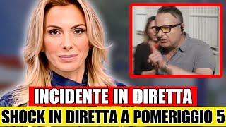 Scena Shock in Diretta a Pomeriggio 5 Simona Branchetti Interrompe per un Incidente Inatteso [upl. by Billen]