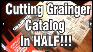 Cutting the GRAINGER catalog in HALF [upl. by Anitsuj]