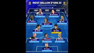 BALLOON DOR XI 🏆🥶🔥 fifa famousfootballplayerwhowonballondor famousfootballplayerwhowonballondor [upl. by Maximilien]