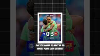 Free PSD 🔥  FC Barcelona Design ❤️💙  Tutorial FullTime shorts [upl. by Mich187]