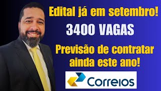 CONCURSO CORREIOS 2024 Presidente confirma edital em setembro  TIRADÚVIDAS [upl. by Rosio]