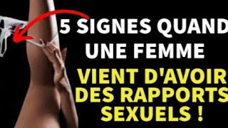 5 signe quune femme a recemment eu des rapports sampx [upl. by Yert758]