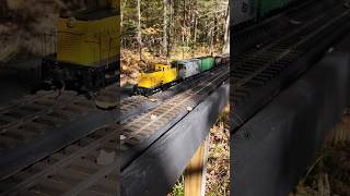 G Scale 🚂 usa trains 44 tonner gscale railway modeltrains train railroad [upl. by Rafa]