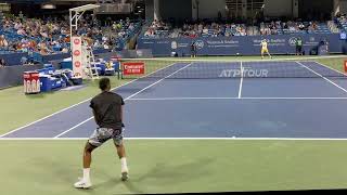 オジェアリアシムのバックハンドストローク（スロー）  Felix Auger Aliassime Backhand Stroke Slow Motion [upl. by Ros163]