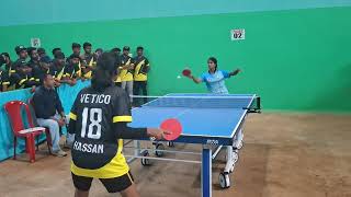 Table tennis womens finals 1st personFinal set Mangalore vs Hassan at Bidar Karnataka 2024 [upl. by Ragde]