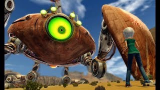 Monsters Vs Aliens  Ch 3 In the Canyons THE BIG STING  Part 16 Xbox 360 [upl. by Llertnauq]