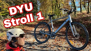 DYU Stroll 1 Pedelec Ebike im Test Review Urban 700C Rad zum Pendeln oder Graveln für unter 1000€ [upl. by Sivra]