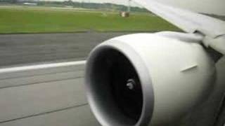 PIA Boeing 777 Take off from Manchester to JFK roaring engines [upl. by Sherer]