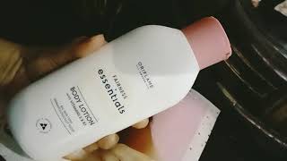 Oriflame essential body lotion revieworiflame body lotion [upl. by Releyks]