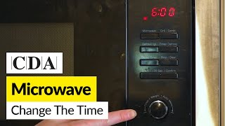 How to Set the Clock on a CDA Microwave [upl. by Cailly]