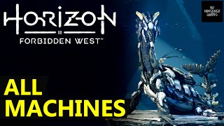 Horizon Forbidden West Machines  All Machine Parts Loot amp Weaknesses [upl. by Nissensohn]