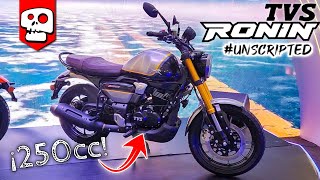 ¡NUEVA TVS RONIN 250 LLEGA A MÉXICO  Alets Go [upl. by Otila]