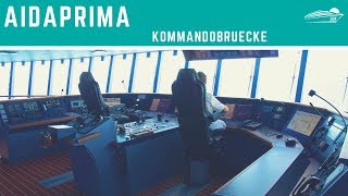 AIDAprima Die Brücke  Rundgang ✅ [upl. by Dlabihcra]