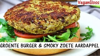 GROENTE BURGER RECEPT amp ZOETE AARDAPPEL [upl. by Laforge]