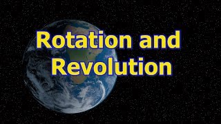 Rotation and Revolution of Earth [upl. by Airam]