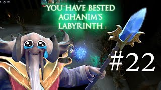 Dota 2  Aghanims Labyrinth Level 5  SOLO OMNI VS APEX MAGE 22 [upl. by Mukund]